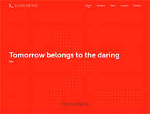 Tablet Screenshot of earlybird.com